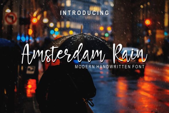 Amsterdam Rain Typeface: A Creative Review for Small Business Branding