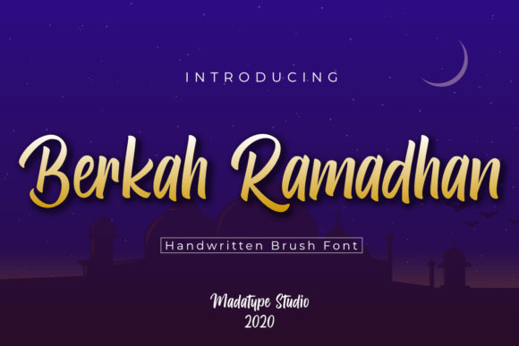 Berkah Ramadhan: A Handwritten Typeface for Editorial Warmth