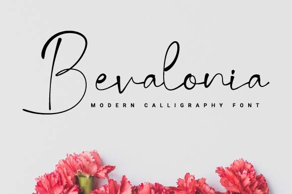 Bevalonia: A Handwritten Typeface for Modern Digital Branding