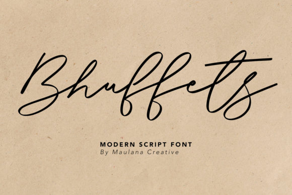 Bhuffets: The Handwritten Font for Modern Web Design