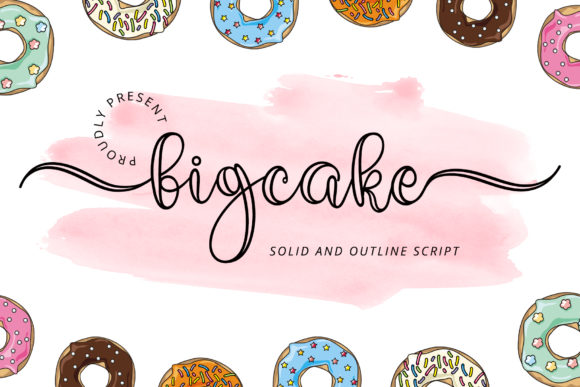 Bigcake: The Handwritten Typeface for Elegant Editorial Design