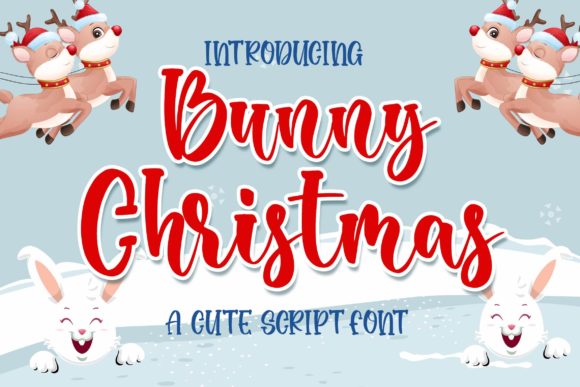 Bunny Christmas: The Handwritten Typeface for Festive Campaigns