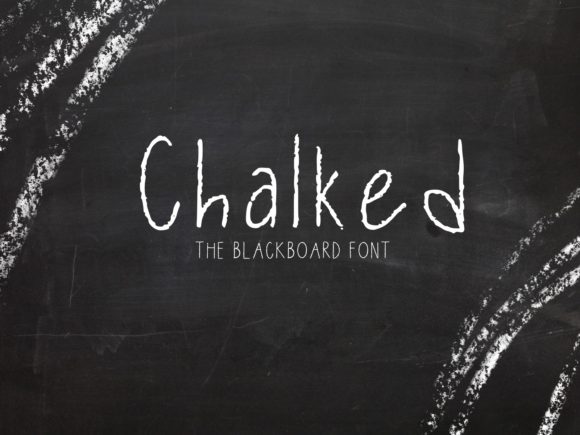 Chalked: A Playful Handwritten Typeface for Digital Branding