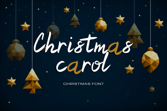 Christmas Carol: A Handwritten Font for Warm, Professional Branding