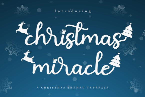 Christmas Miracle Typeface: Elevating Seasonal Handmade Goods
