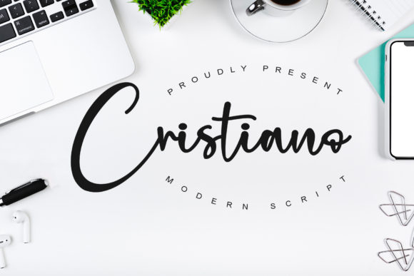 Cristiano: A Modern Script Typeface for Handmade Brands