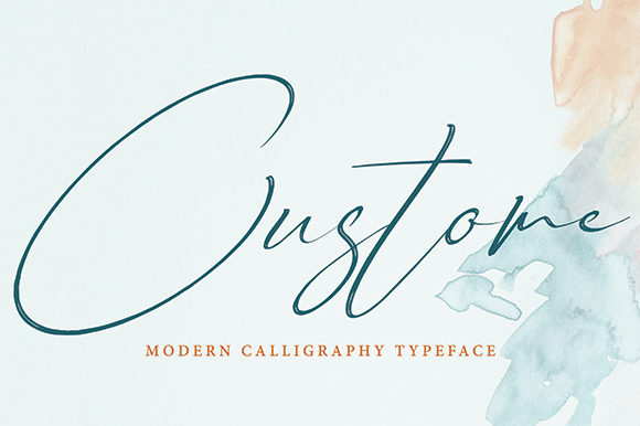Custome: The Handwritten Font for Personalized Brand Storytelling