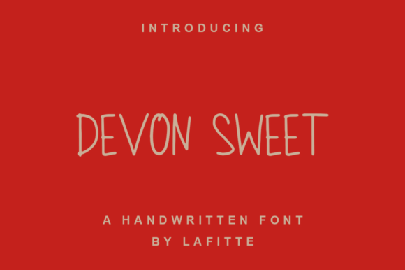 Devon Sweet: A Modern Handwritten Typeface for Editorial Design