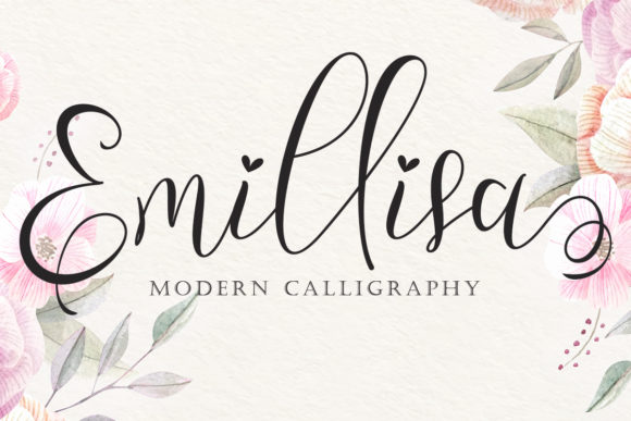 Emillisa Typeface Review: A Romantic Script for Handmade Brands