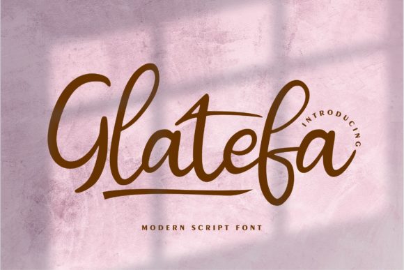 Glatefa: A Handwritten Typeface for Modern Web Design