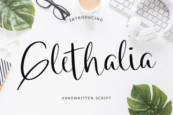 Glethalia: A Luxurious Handwritten Font for Editorial Design