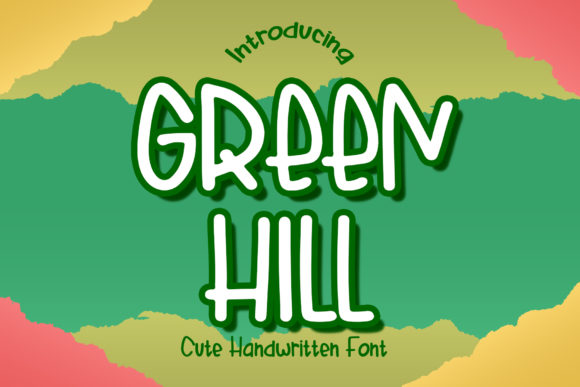 Green Hill: A Handwritten Typeface for Editorial Warmth