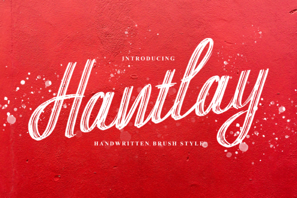 Hantlay Typeface Review: A Brushed Script for Handmade Brands