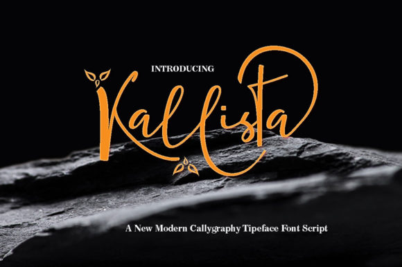 Kallista: A Sweet Handwritten Font for Editorial Design