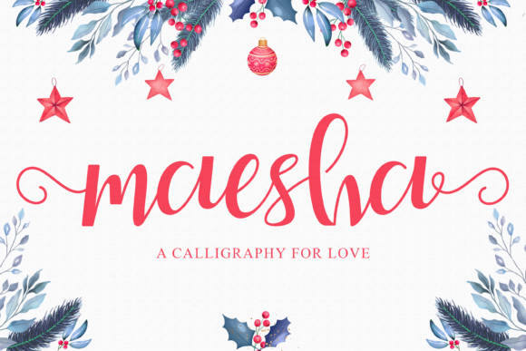 Maesha Typeface: Elevating Handmade Brand Identity