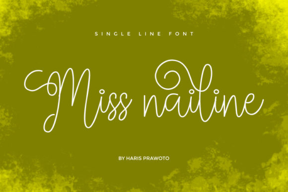 Miss Nailine Typeface Review: A Sweet Handwritten Font for Digital Branding
