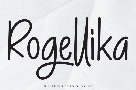Rogellika: A Handwritten Typeface for Warm Editorial Design