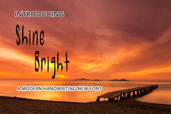 Shine Bright: A Handwritten Typeface for Polished Brand Identity