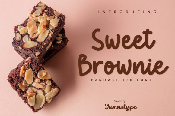 Sweet Brownie: An Elegant Handwritten Font for Brand Identity
