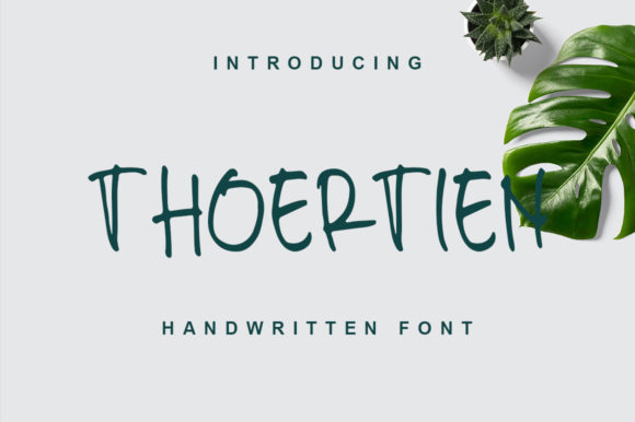 Thoertien: The Handwritten Typeface That Elevates Your Craft Brand