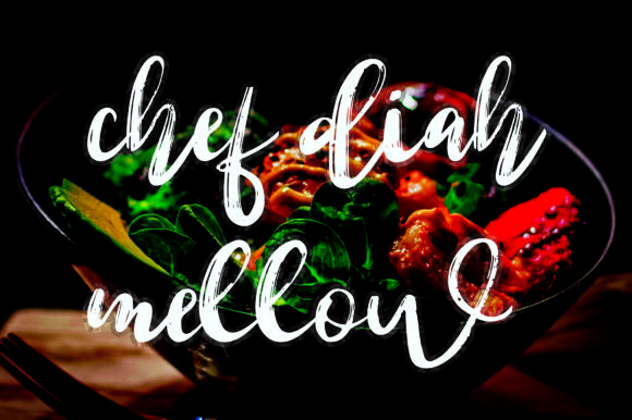 Why Chef Diah Mellow Is the Perfect Script Font for Campaign Visuals