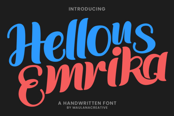Why Hellous Emrika Is the Bold Handwritten Font Your Brand Needs