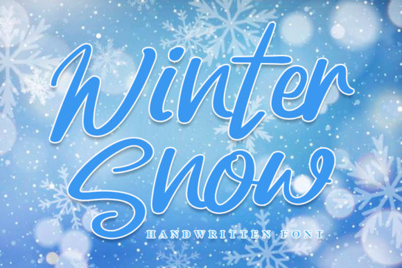 Winter Snow: A Modern Handwritten Font for Authentic Brand Identity